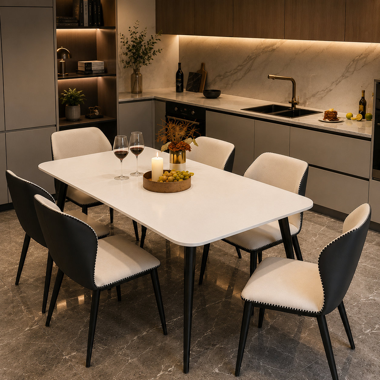 Masa Velvet Soft Edge Table