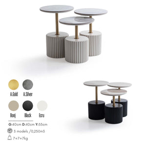 Set Măsuțe de Cafea Lumo Mono