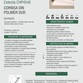 Cornisă Polimer CHP4540