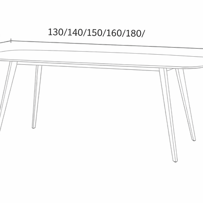 Velvet Soft Edge Table